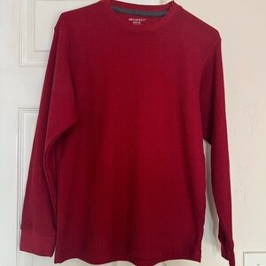Architect Deep Red Long Sleeve Men's Tee